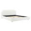 Structure de lit tapissier en tissu de style crème-1634635885