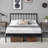 Solid Wood Slat Bed-1111226244-1111226247