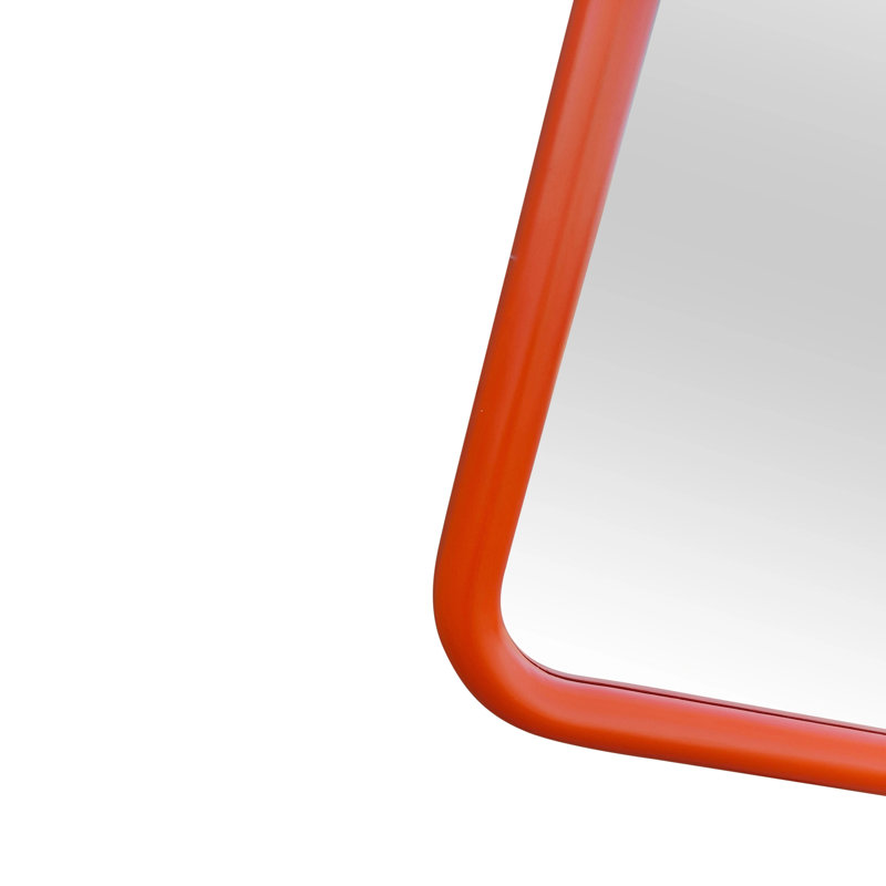 Bold Square Mirror, Orange