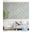 Papier peint imitation chevrons gris sarcelle-88572423