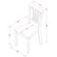 Ensemble de table et de chaises de cuisine 7 pièces comprenant une table de salle à manger rectangulaire en forme de papillon et 6 chaises rembourrées en similicuir de 42 po x 78 po, noir et cerise-1614634850-1705280006-1700672808