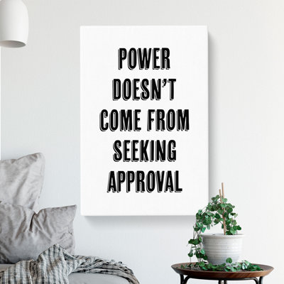 Seeking Approval - Wrapped Canvas
