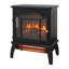 Electric Infrared Quartz Fireplace Stove 18" - 3D Flame, 1500W, 5000 /H, Remote Controlled, Portable, Compact Design 18 Inch 4 Adjustable Brightness, /Ul , Safe Heating