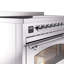 Cuisinière à induction 48 pouces avec 6 éléments à induction ILVE Nostalgie II Series (porte en verre)-805947500