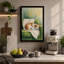 Cosy Cat on Chair Modern - Wrapped Canvas-749501319-749501327