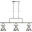 Luminaire suspendu pour îlot de cuisine à 3 lumières en nickel brossé avec bols de l 6,25 po Abrahim-375503091-375503088