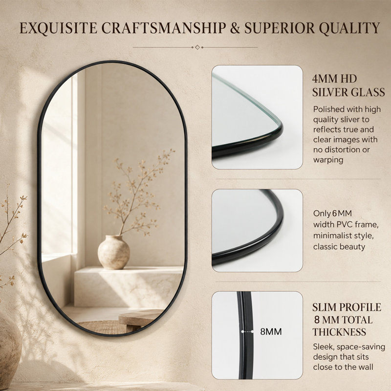 Oval Wall Mirror