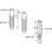 3/8 in. Bi-Fold Door Top/Bottom Pivot and Guide Set (1 Set)