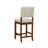 Upholstered Counter Stool with Solid Wood Frame-52517047-52517034