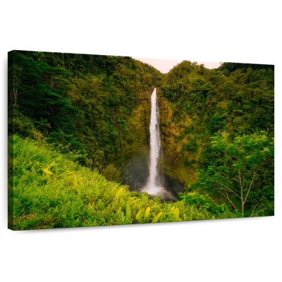 Paysage d'une cascade d'Alvord Akaka