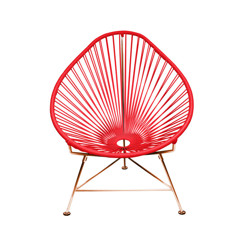 Fauteuil intérieur / extérieur Junior Junior Acapulco, Rouge / Cuivre
