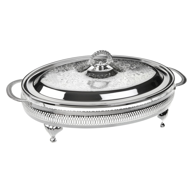 Queen Anne Oval Glass Casserole