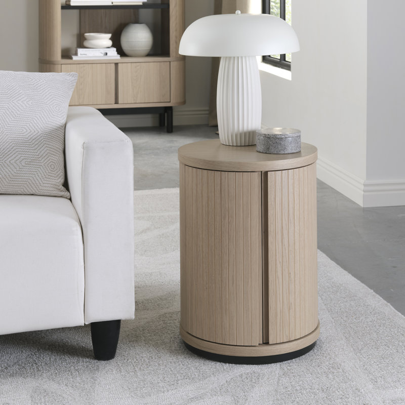 End Table, Beige