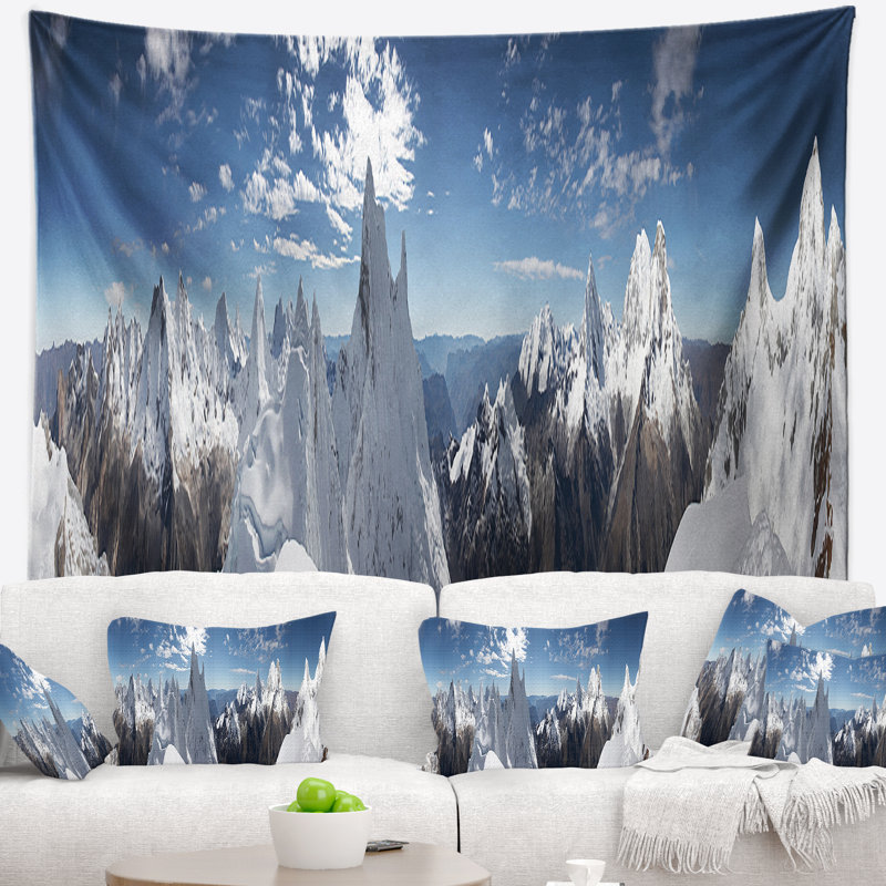 Tapisserie panorama landscap magnifique summit, H 78 po x l 92 po