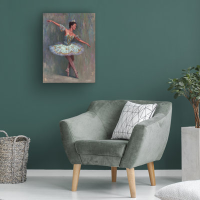 «The Ballet Dancer» par Wil Cormier - peinture sur toile tendue