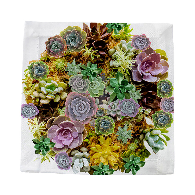 Square Napkins, White