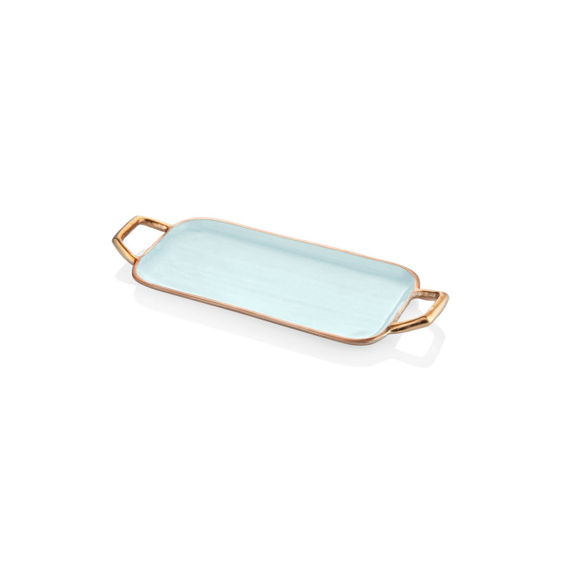Plateau de coiffeuse Marla, H 1,18 po x l 18,5 po x P 7,09 po