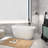55'' x 27.5'' Freestanding Soaking Acrylic Bathtub