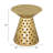 Proton Side Table Gold