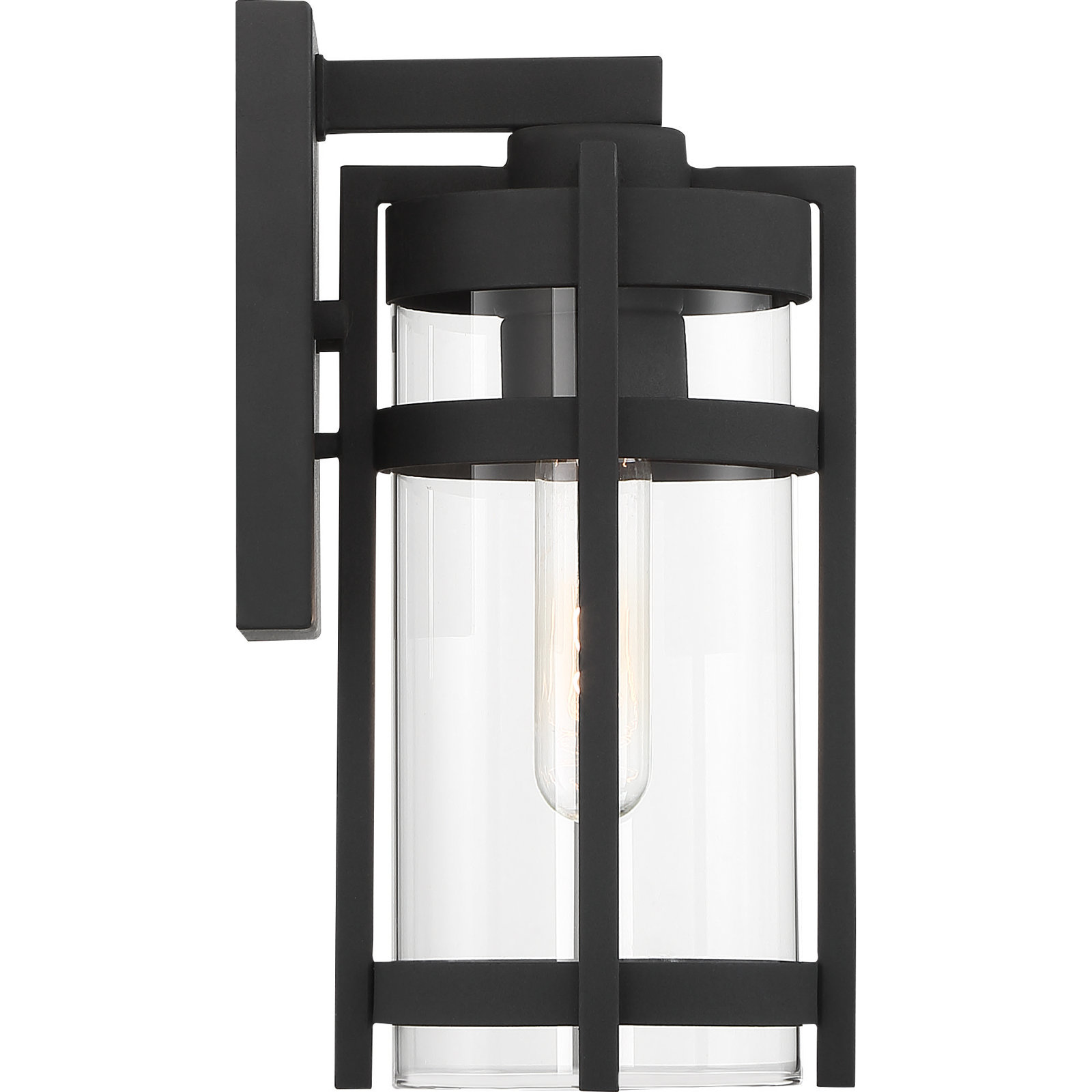 Briggs Single Light Cylinder Outdoor Wall Light, 11.25" H x 6.5" W x 6.5" D
