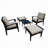 Outdoor Metal Double chaise with Cushions