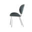 Chaise d'appoint en velours gris Arthurene