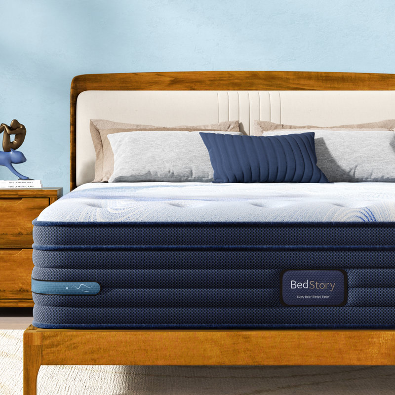 12" Firm Hybrid Mattress with Wool Layer & 3-Zone Support- CertiPUR-US/OEKO-TEX, King, 12"