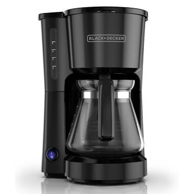 Bonsenkitchen CM8901 Black 1000W 2 In 1 Compact And Durable Coffee Maker