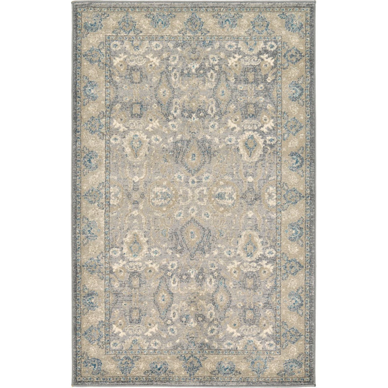 Linz Ikat Indoor Rug, Rectangle 3'3" x 5'3"