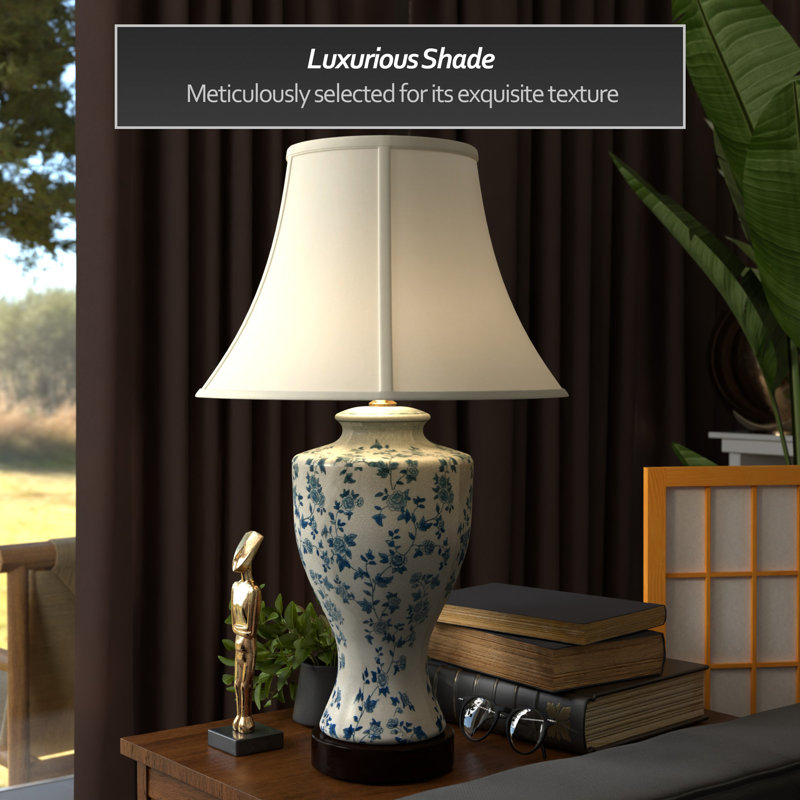 27" Blue Table Lamp