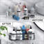 Tello Adhesive Stainless Steel Shower Shelf
