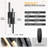 Modern LED Wall Sconce With Remote Control, Dimmable Black Wall Light Fixture For Bathroom Vanity, Bedroom, Living Room, And Dining Room, Energy-Efficient 12W LED Light With Adjustable Color Temperature