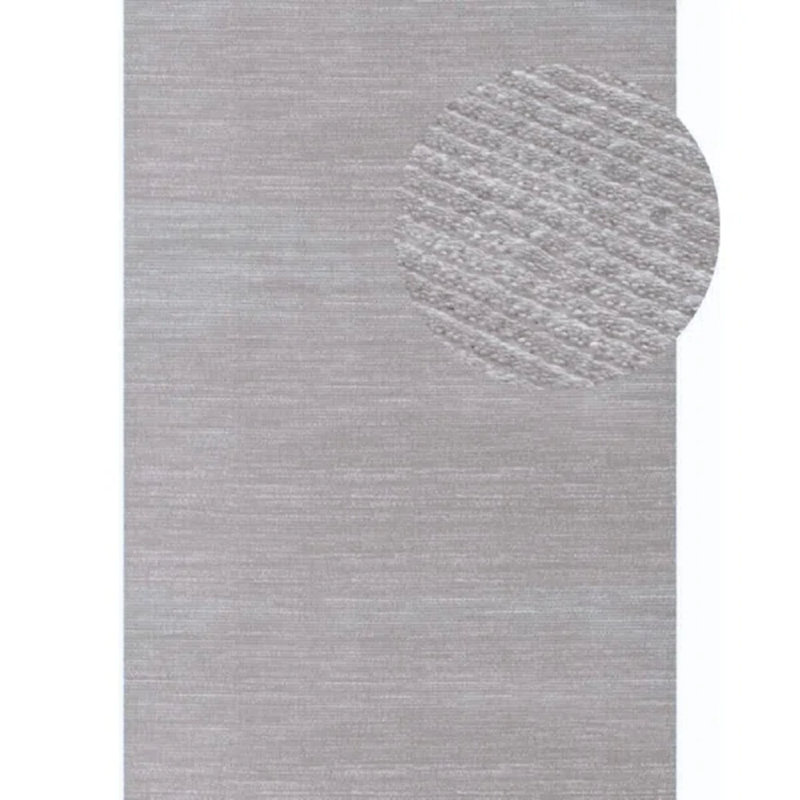Carmel Modern Striped Grey Area Rug, Rectangle 200 x 290 cm
