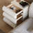 Modern Leather 3-Drawer Nightstand with Wireless & USB Charging, Smart Bedside Table, Faux Leather, Set of 2