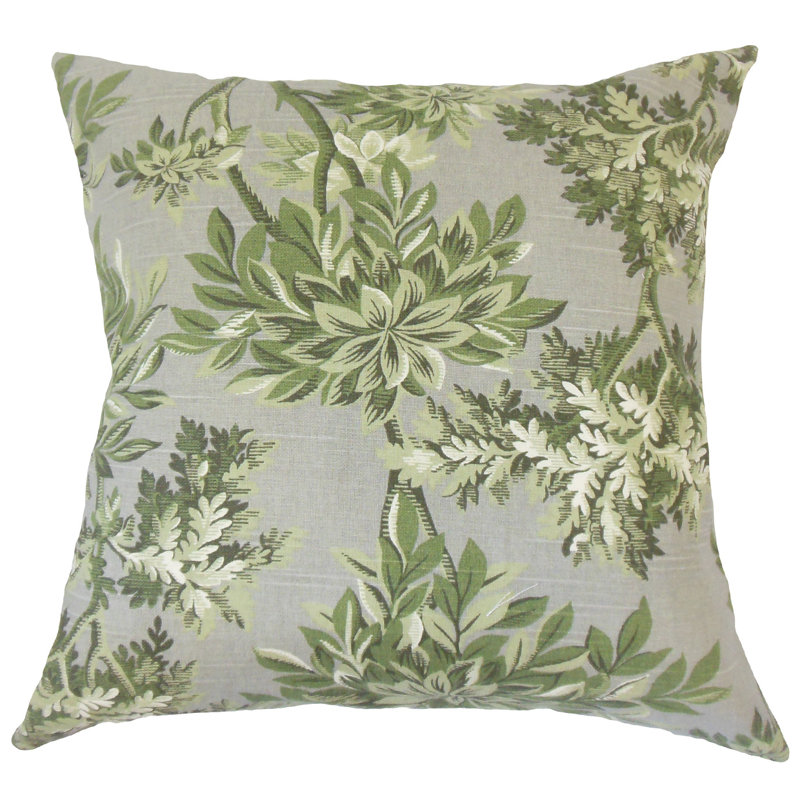 Coussin Zafirah, 24 po x 24 po, Graystone