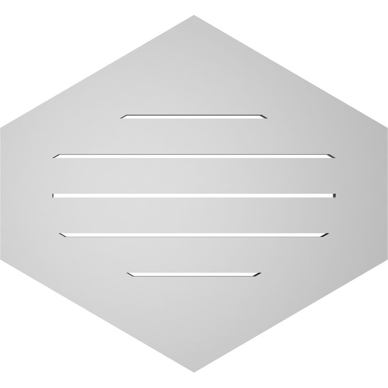 Pente verticale verticale en uréthane Signature 7 pi, H 24 po x l 26 po x P 1 po