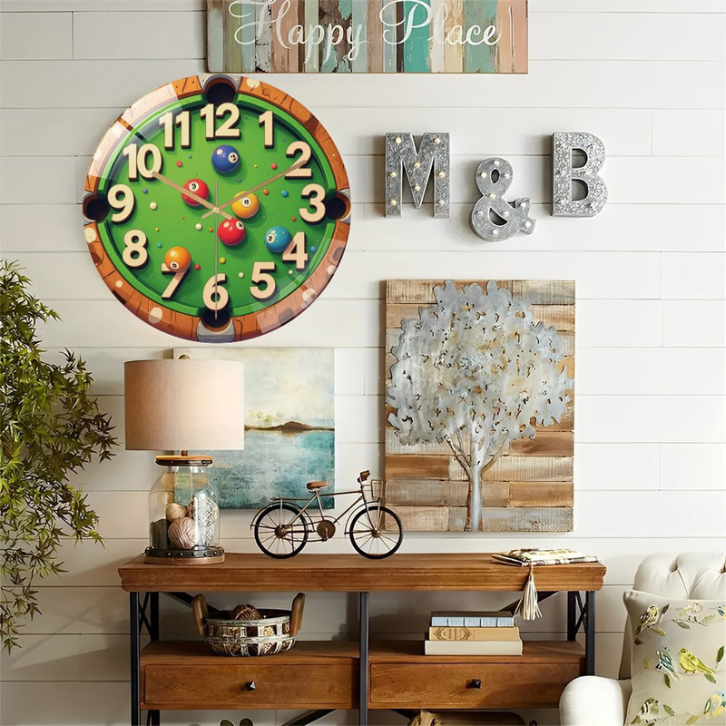 Horloge murale 12 po