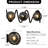 1/3-Light Matte Black Wall Sconce, Smoky Bubble Glass Globe Vanity Light, Vintage Industrial Bathroom Entryway Hallway Fixture, G9 Base, UL Listed-205571000-205571002