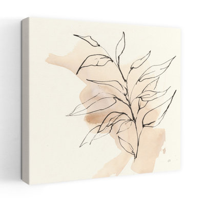 Boho Botanical V, art abstrait contemporain de paysage végétal