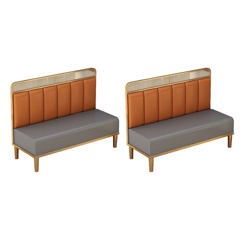 Banc rembourré en similicuir Eulane