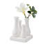 Vase en céramique 4 tubes Modern White