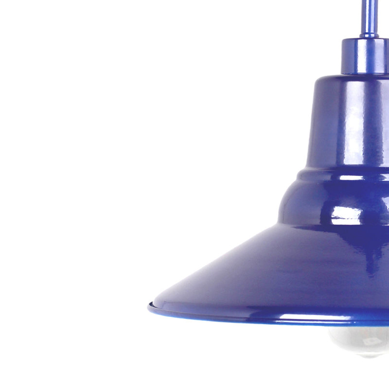 Shelby Blue Metal Outdoor Wall Sconce Light