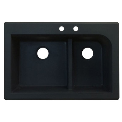 Évier de cuisine à double cuves l 33 po x l 22 po Radius