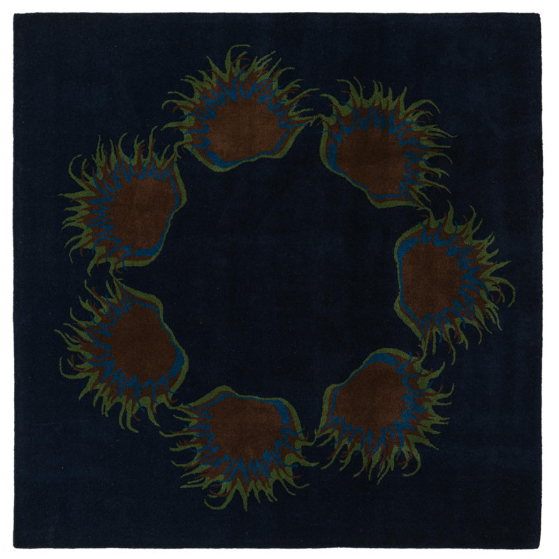 Tapis bleu marine 8 pi Carris Parris