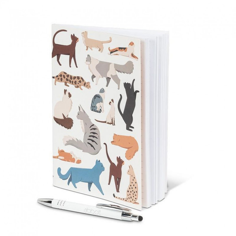 Assorted Cats Lined Notebook