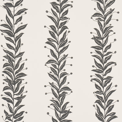 Schumacher x Marian Mcevoy Tendril Stripe Wallpaper