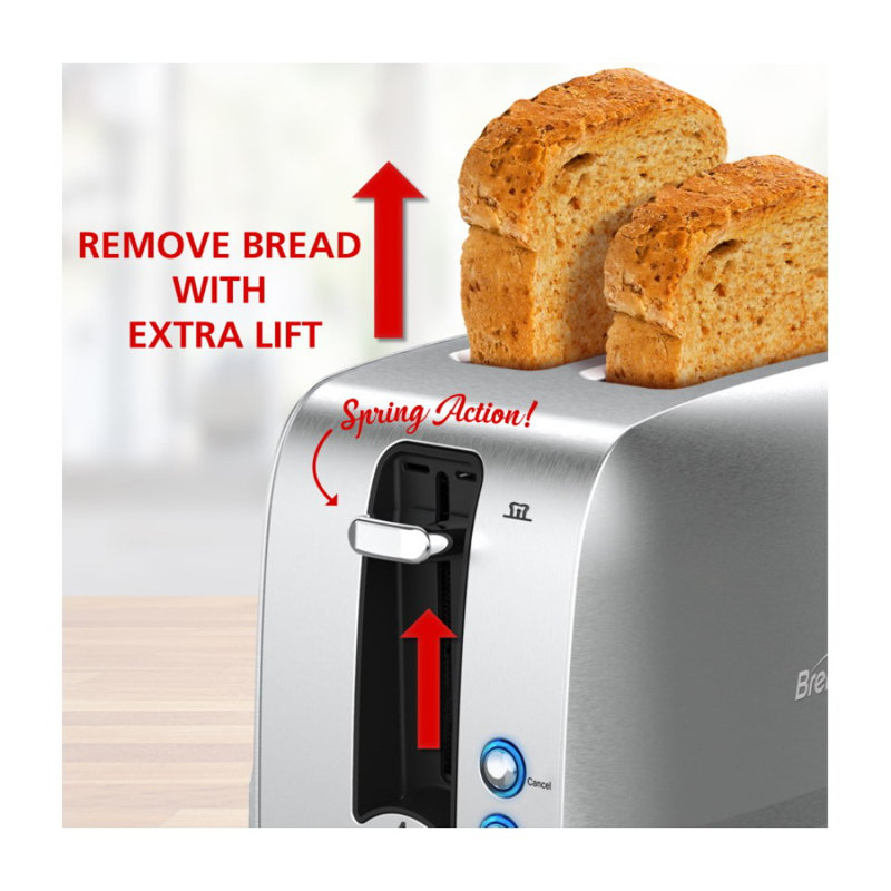 Brentwood 2-Slice Toaster, Silver