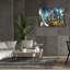  «Sunrise In Capital City» par Pedro Gavidia, art mural sur toile, 60 po x 40 po