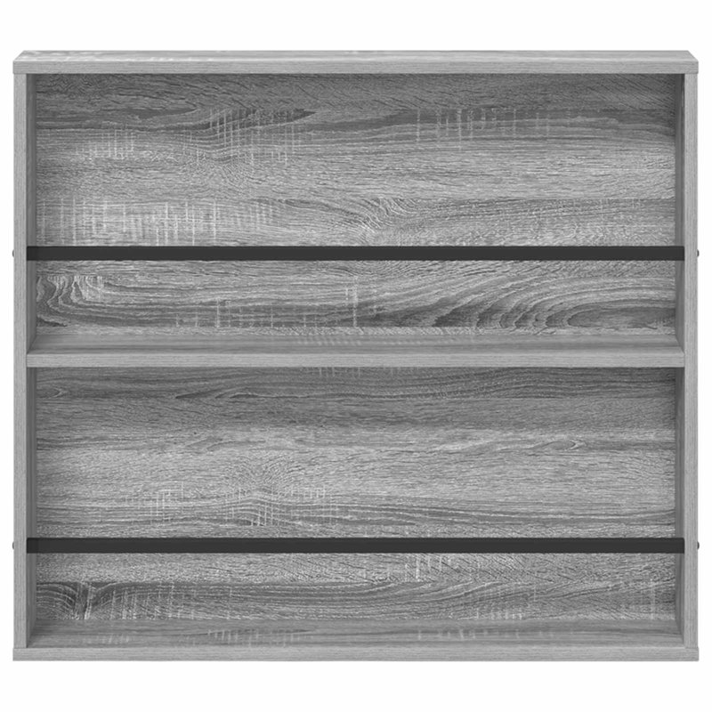Wood Magazine Rack, Grey