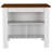 Kitchen Island, Kitchen Table 35" H, Four Legs, Three Open Storage Shelves